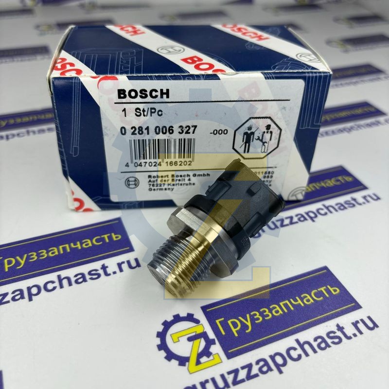 Датчик давления топлива в рампе Евро-4 ISBe/ISDe (ан. 5297640/5261237/0281006150)