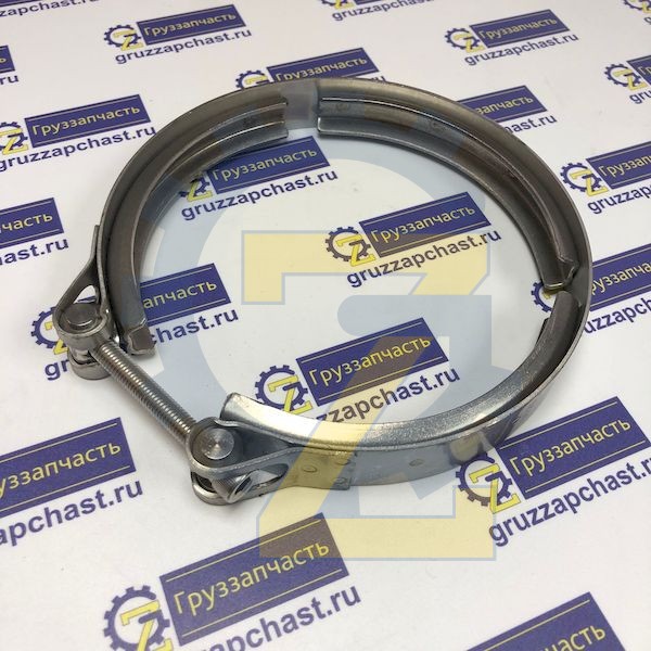 Хомут ленточный V-образный (150-160 мм.) на металлорукав 65115 (Полюс-Альфа)