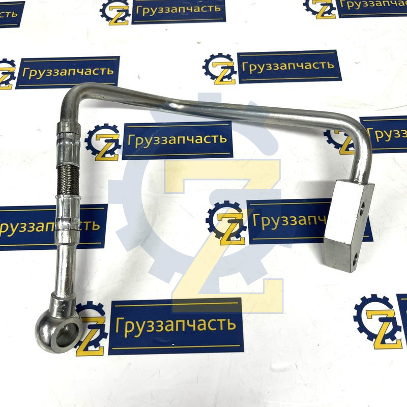 Трубка масляная турбокомпрессора впускная FAW J7 (Оригинал)